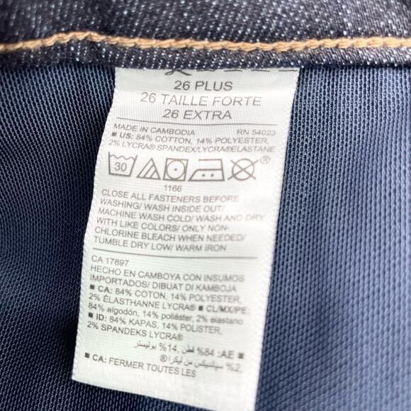 Old Navy Plus Size 26 Boot Cut Jeans Secret Slim Pockets Dark Wash Slimming - Picture 8 of 11